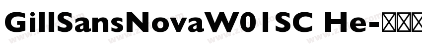 GillSansNovaW01SC He字体转换